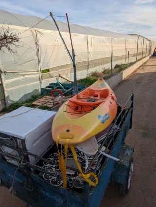 Kayak Rígido Naranja/Amarillo