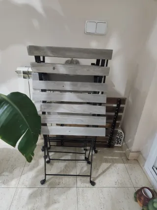 Mesa y sillas plegables Ikea