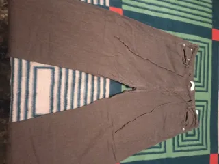 Pantalón vaquero Zara mujer marrón