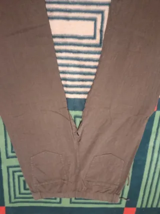 Pantalón vaquero Zara mujer marrón