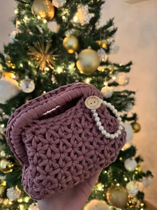 Borsetta uncinetto fatta a mano