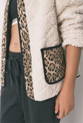 Chaqueta reversible animal print Women'secret