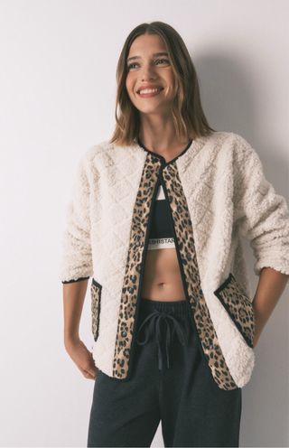 Chaqueta reversible animal print Women'secret