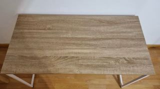 Mesa escritorio madera y metal Tamaño : 120x60 cm