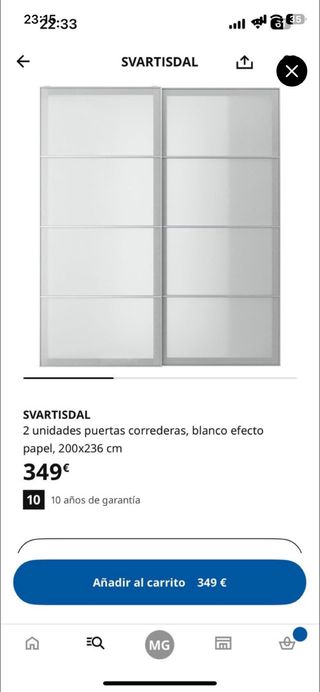 Puertas correderas PAX