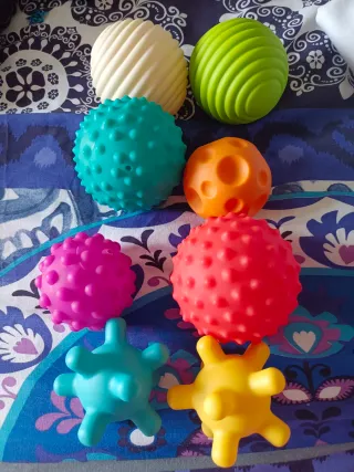 Set Pelotas Sensoriales Bebé