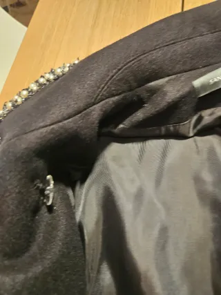 Cappottino Sandro donna nero taglia m 44 italiana