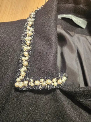 Cappottino Sandro donna nero taglia m 44 italiana