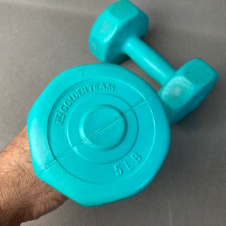2 Pesas Mancuernas GOLDENTEAM 5lb (2,7kg)