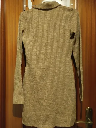 Vestido marrón de punto