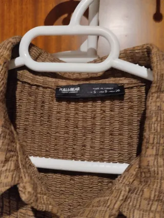 Vestido marrón de punto