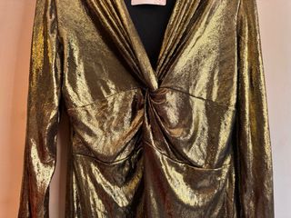 Vestido fiesta dorado CURVIS talla única