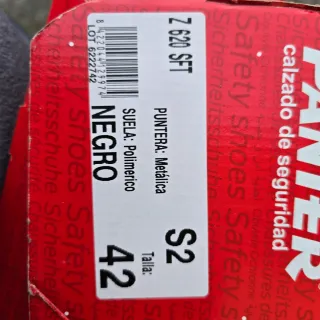 Zapato de seguridad Panter negro