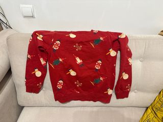 Jersey Navidad Niño Rojo 9-10 años