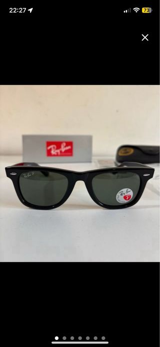 Gafas de sol Ray-Ban Wayfarer Negras Polarizadas
