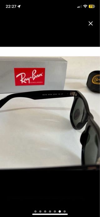 Gafas de sol Ray-Ban Wayfarer Negras Polarizadas