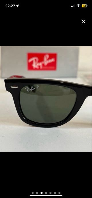 Gafas de sol Ray-Ban Wayfarer Negras Polarizadas