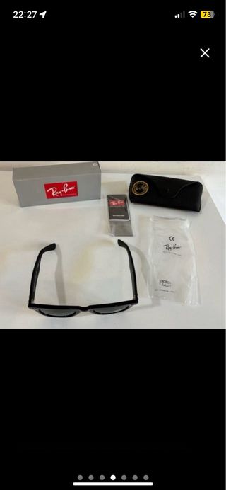 Gafas de sol Ray-Ban Wayfarer Negras Polarizadas