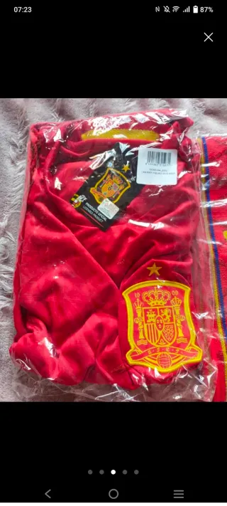Lote equipación Selección Española nuevo
