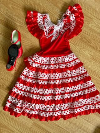 Vestido Flamenca niña 4-6 años