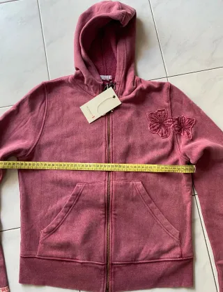 Felpa con cappuccio 40Weft bambina tg 16 anni