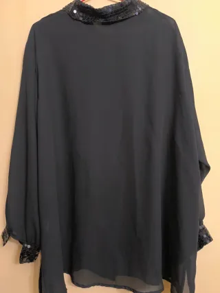 Blusa fiesta lentejuelas Debut Talla 44