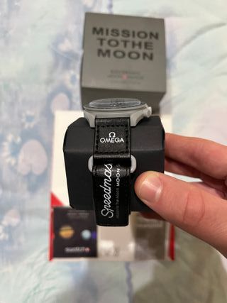 Omega x Swatch Mission to the Moon Nero