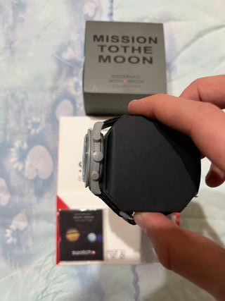 Omega x Swatch Mission to the Moon Nero