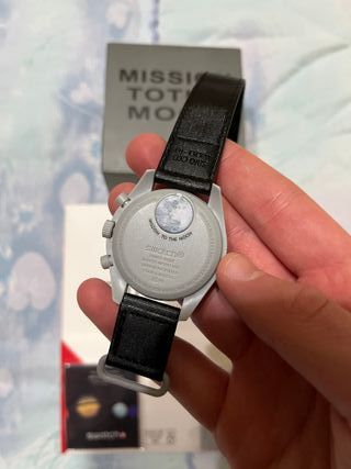 Omega x Swatch Mission to the Moon Nero