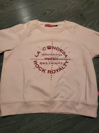 Sudadera La Condesa Rosa Talla S