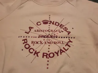 Sudadera La Condesa Rosa Talla S