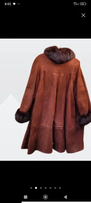 Montone scamosciato donna con pelliccia