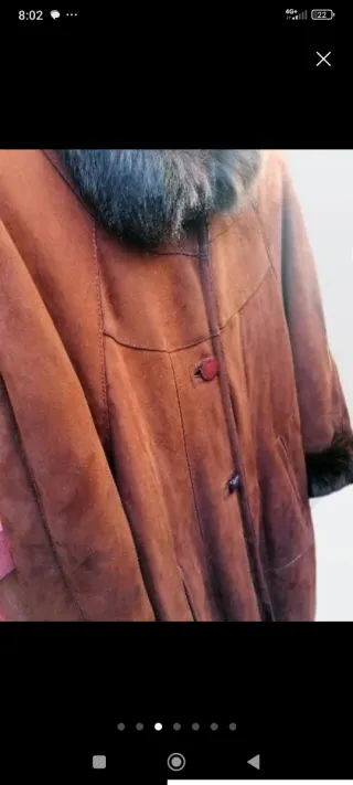 Montone scamosciato donna con pelliccia