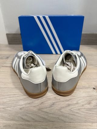 Adidas Gazelle Indoor Talla 44 EU Plata