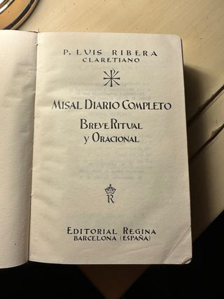 Misal diario completo. Año 1966