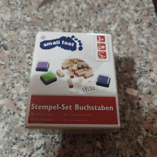 Set timbrini small foot con lettere