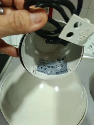 Lámpara colgante blanca