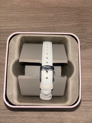 Reloj Fossil Mujer Blanco y Plateado