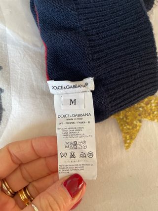 Berretto Dolce & Gabbana Bambino Blu/Rosso