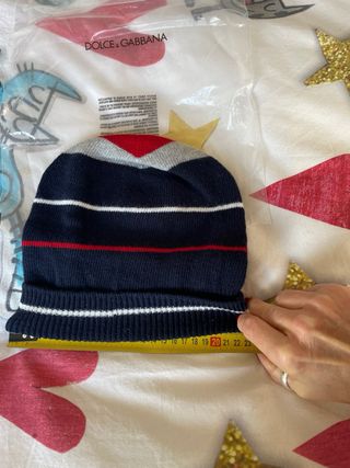 Berretto Dolce & Gabbana Bambino Blu/Rosso