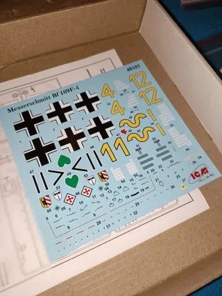 Aereo Kit Messerschmitt Bf-109F-4 ICM 1/48