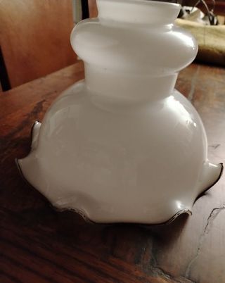 Paralume vintage vetro opalino