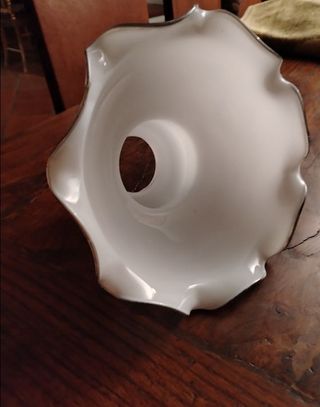 Paralume vintage vetro opalino