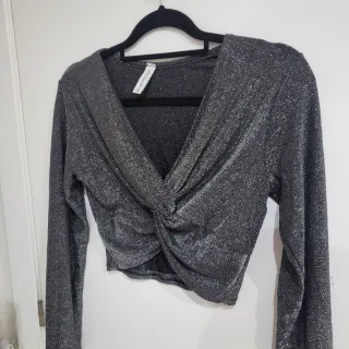 Blusa Lurex Brillante Talla M