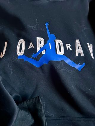 Sudadera Jordan Negra Talla XXL con gorro