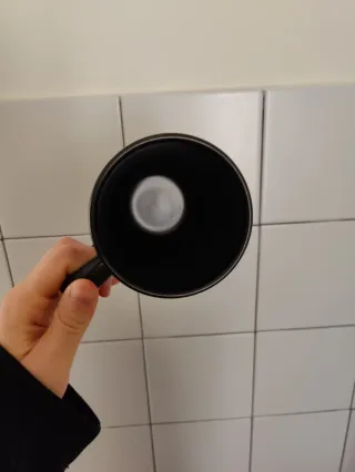 Coppia tazze nere in ceramica