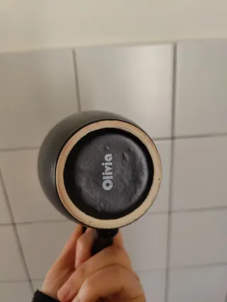 Coppia tazze nere in ceramica