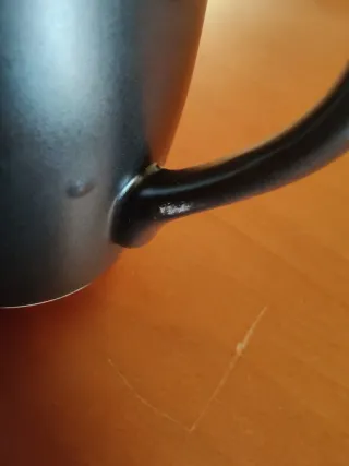 Coppia tazze nere in ceramica