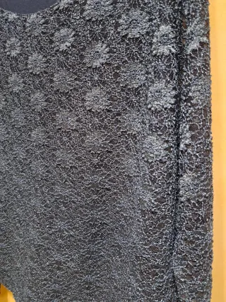 Jersey azul encaje mujer XL