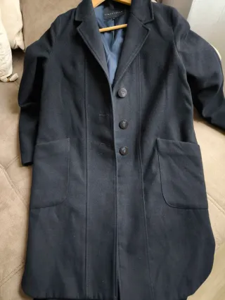 Abrigo largo Tintoretto negro